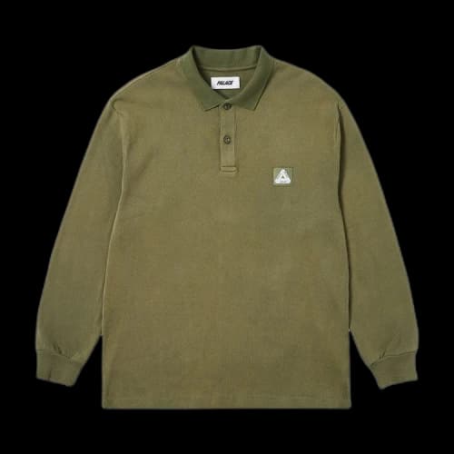 Palace Washed Out Polo 'The Deep Green'