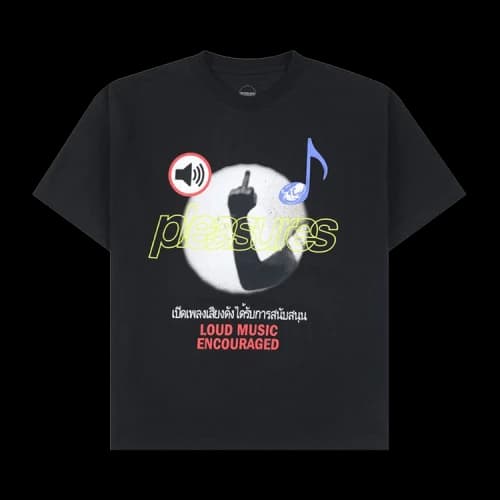 Pleasures Loud Music T-Shirt 'Black'