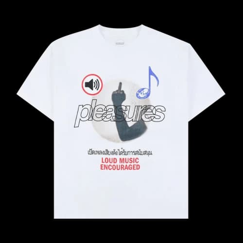 Pleasures Loud Music T-Shirt 'White'