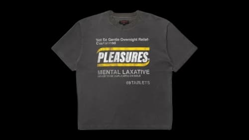 Pleasures Relief Heavyweight Shirt Faded Black