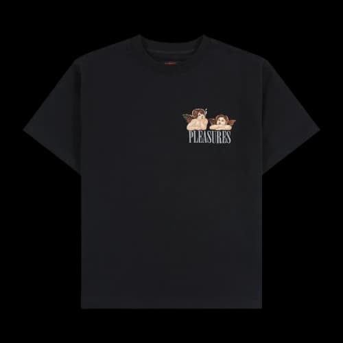 Pleasures Dynamic Short-Sleeve Crewneck 'Black'