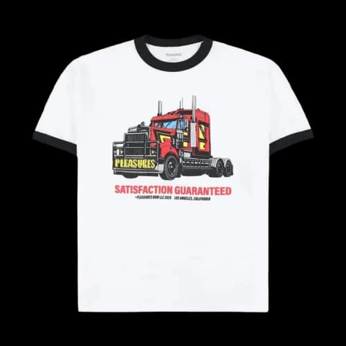 Pleasures Big Load Ringer T-Shirt 'White'