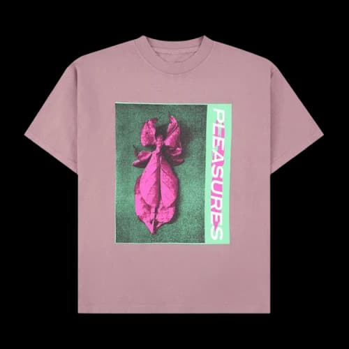 Pleasures Leaf T-Shirt 'Mauve'