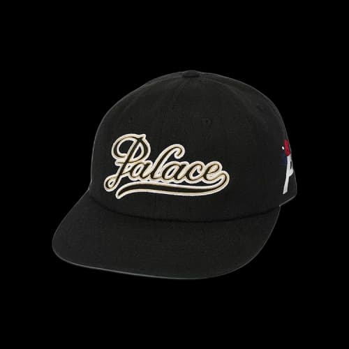 Palace Posh Script Strapback 'Black'