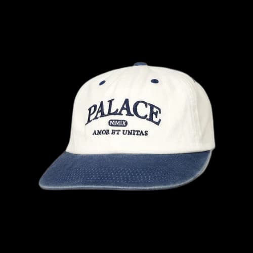 Palace Unitas Pigment Pal Hat 'White/Navy'