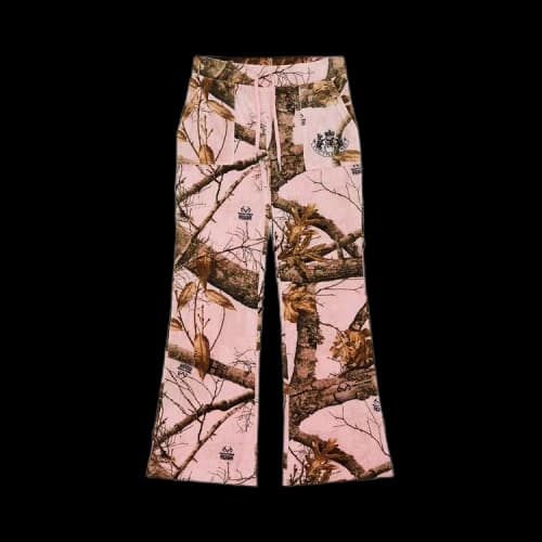 Pleasures RealTree Velour Layla Track Pants 'Pink Camo'