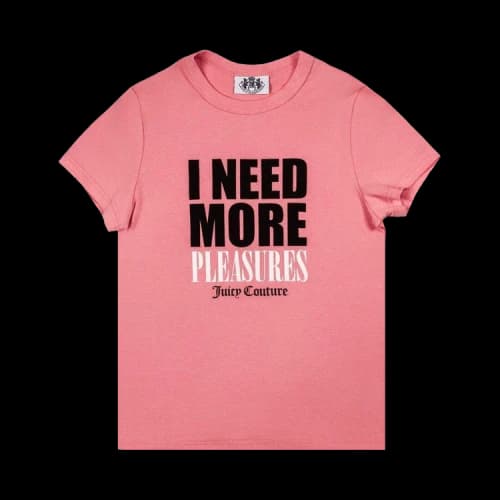 Pleasures x Juicy Couture Baby Tee 'Pink'