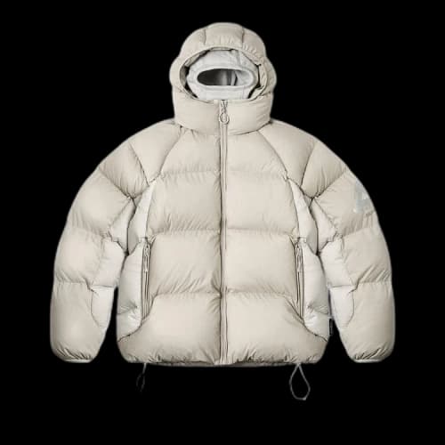 Palace Pertex Matte Balaclava Puffa 'Stone Arctica'