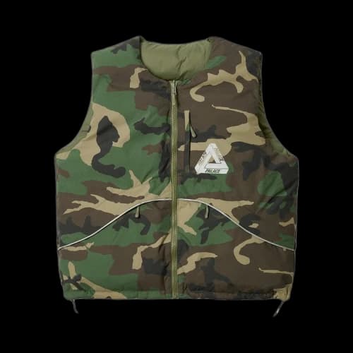Palace P-Tech Reversible Puffa Vest 'Camo'