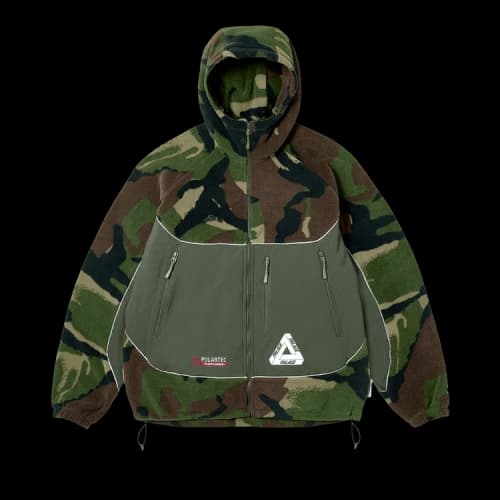 Palace Polartec 3M Hooded Jacket 'Woodland Camo'