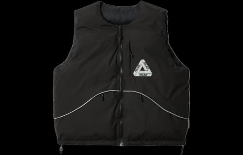 Palace P-Tech Reversible Puffa Vest 'Black'