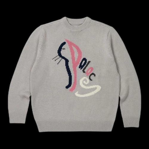 Palace Cat Knit 'Cloudy'