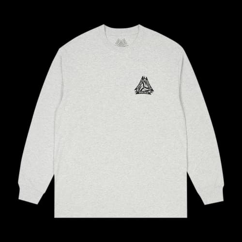 Palace Tribal Tri Longsleeve 'Grey Marl'