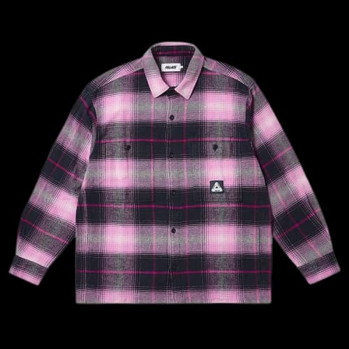 Palace Work Shirt 'Blue/Red'