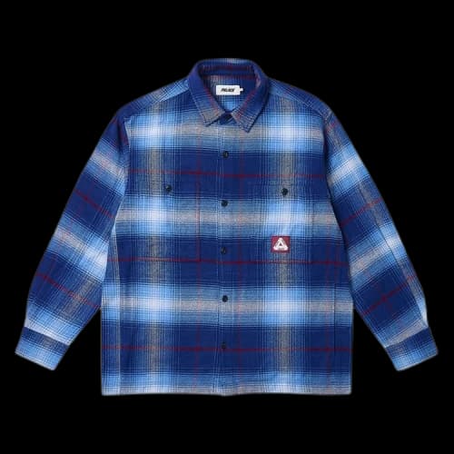 Palace Work Shirt 'Navy/Pink'