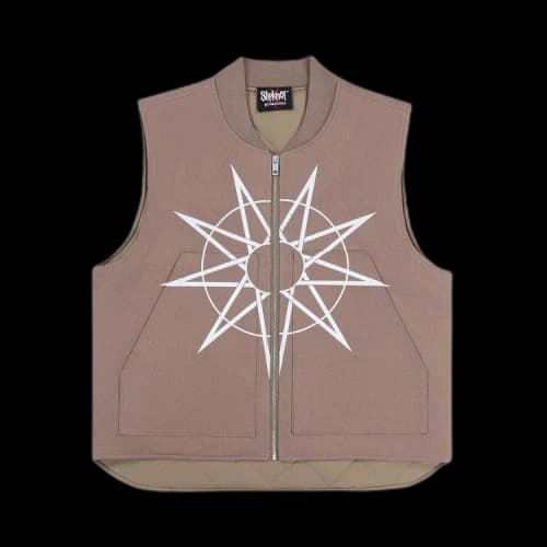 Pleasures Goat Padded Vest 'Beige'
