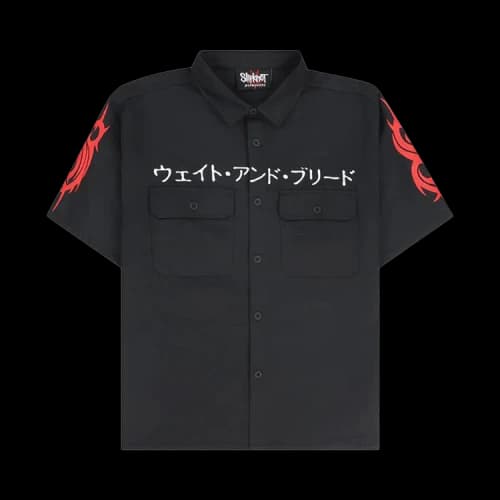 Pleasures Bleed Work Shirt 'Black'