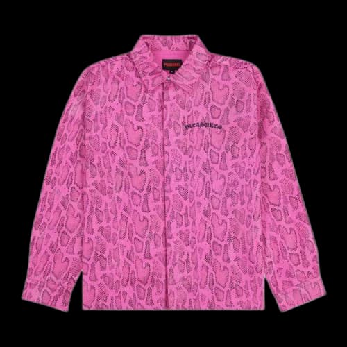 Pleasures Anaconda Overshirt 'Fuchsia'