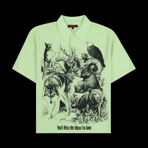 Pleasures Revival Boxy Polo 'Mint'