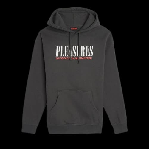 Pleasures Satisfaction Hoodie 'Asphalt'