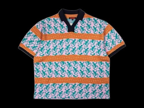 Pleasures Gecko Jacquard Polo Multi