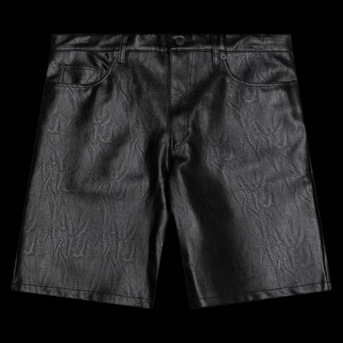 Pleasures Plaster Baggy Shorts 'Black'
