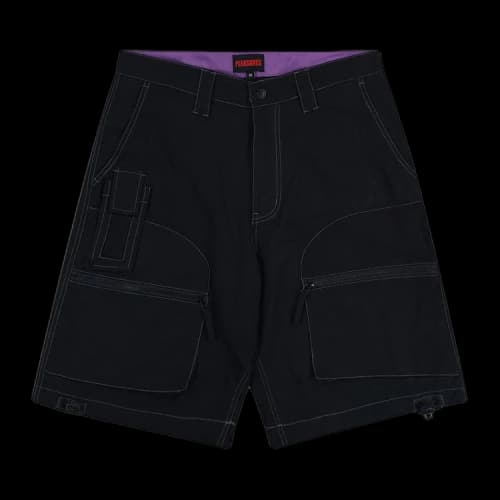Pleasures Raider Cargo Shorts 'Black'