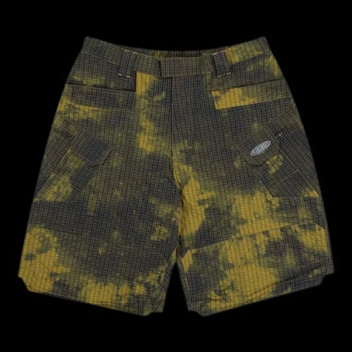 Pleasures Oval Tactical Cargo Shorts 'Yellow'
