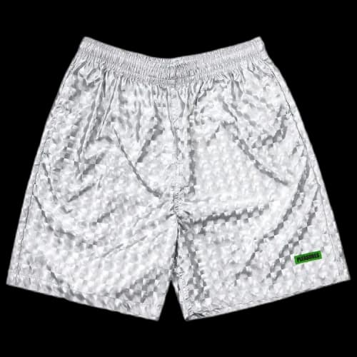 Pleasures Pulley Active Shorts 'Silver'