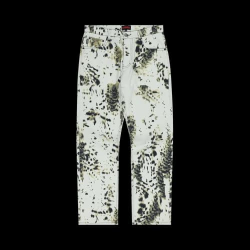 Pleasures Ink Straight Leg Pants 'Ecru'