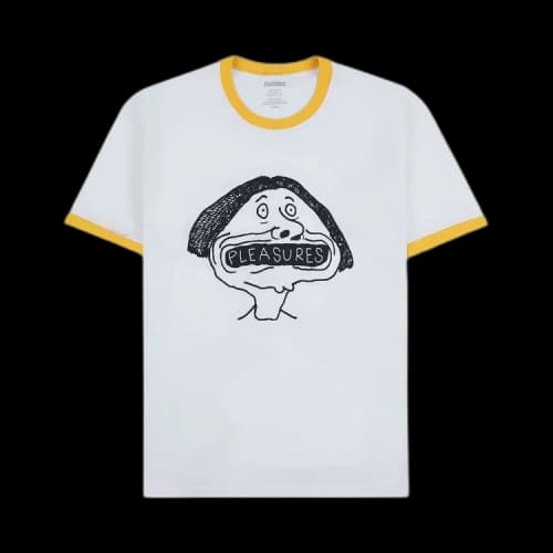 Pleasures Mouthful Ringer T-Shirt 'Natural'