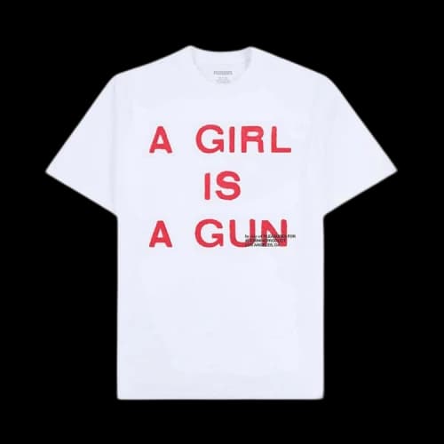Pleasures Girl Is A Gun T-Shirt 'White'