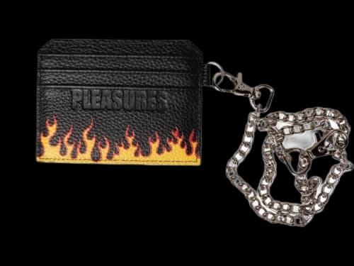 Pleasures Leather Card Holder Black