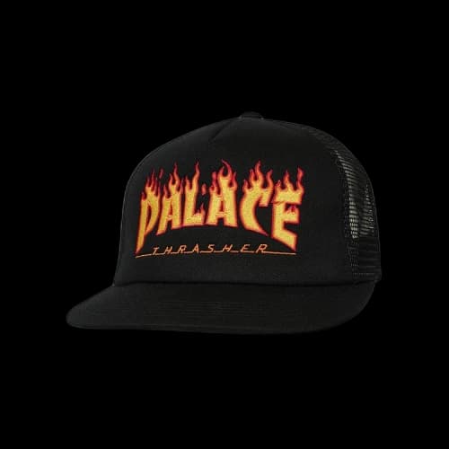 Palace x Thrasher Trucker 'Black'