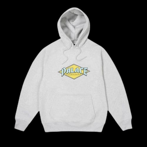 Palace x Thrasher Hood 'Grey Marl'