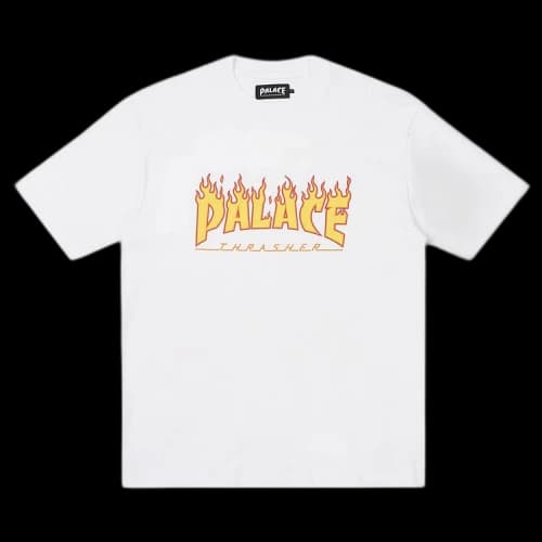 Palace x Thrasher T-Shirt 'White'