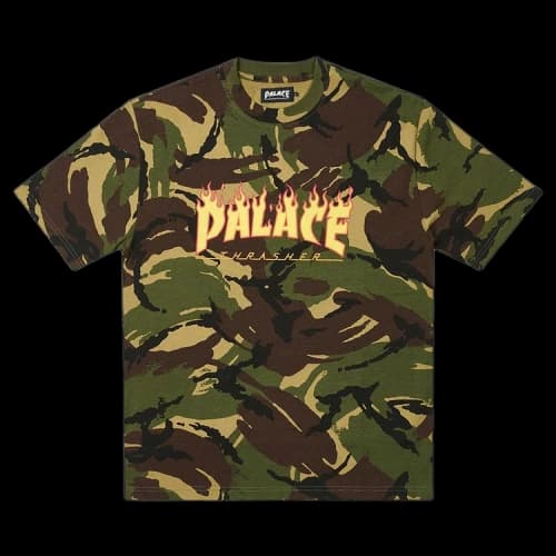 Palace x Thrasher T-Shirt 'Camo'