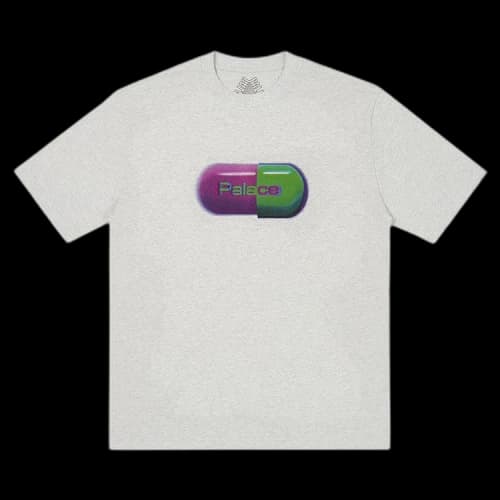 Palace Pharmacy T-Shirt 'Grey Marl'