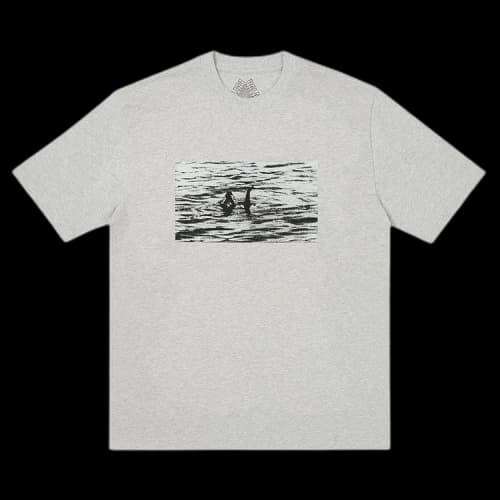 Palace Nessie T-Shirt 'Grey Marl'