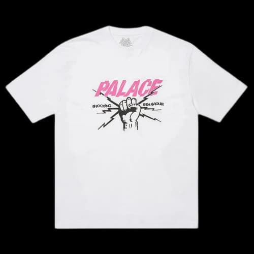 Palace Shocking Behaviour T-Shirt 'White'
