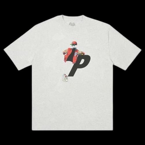 Palace Transparency T-Shirt 'Grey Marl'