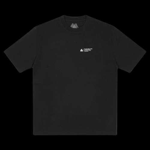 Palace Wrapper Logo T-Shirt 'Black'