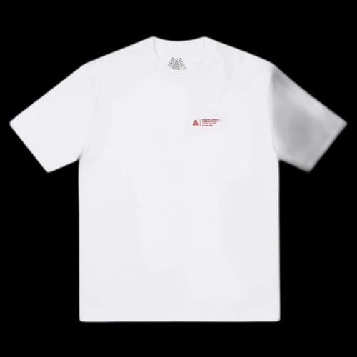 Palace Wrapper Logo T-Shirt 'White'