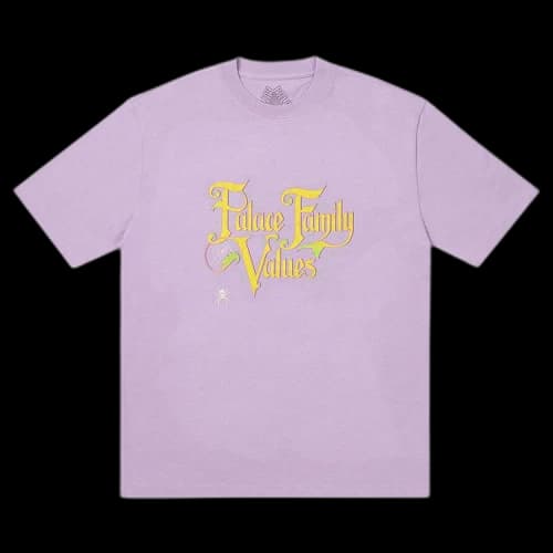 Palace Family Values T-Shirt 'Light Purple'