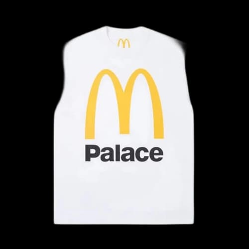 Palace x McDonald's Logo T-Shirt 'White'
