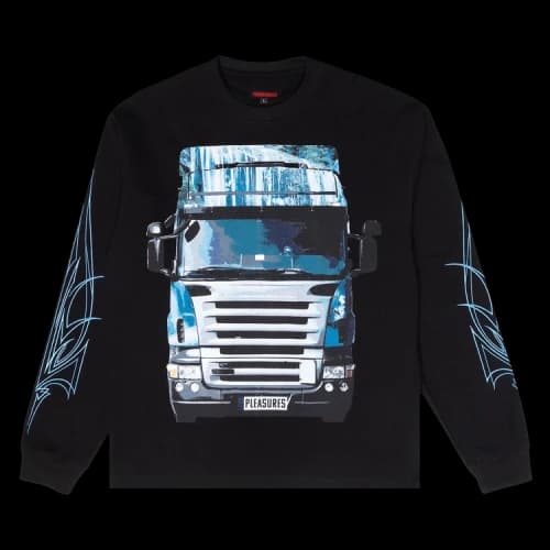 Pleasures Semi Heavyweight Long-Sleeve Shirt 'Black'