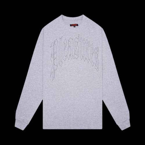 Pleasures Twitch Long-Sleeve Shirt 'Grey'