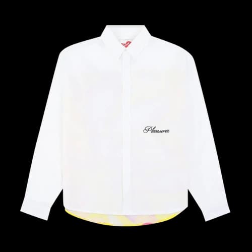 Pleasures x Richard Bernstein Pilule Button Up 'White'