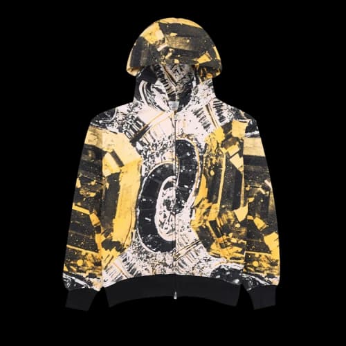 Pleasures Radiance Zip Hoodie 'Natural'