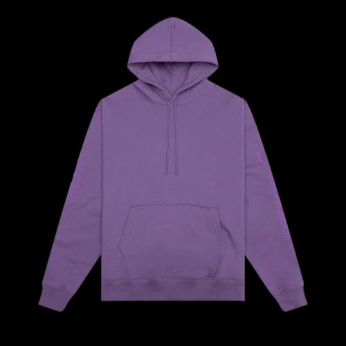 Pleasures Scrawl Hoodie 'Eggplant'